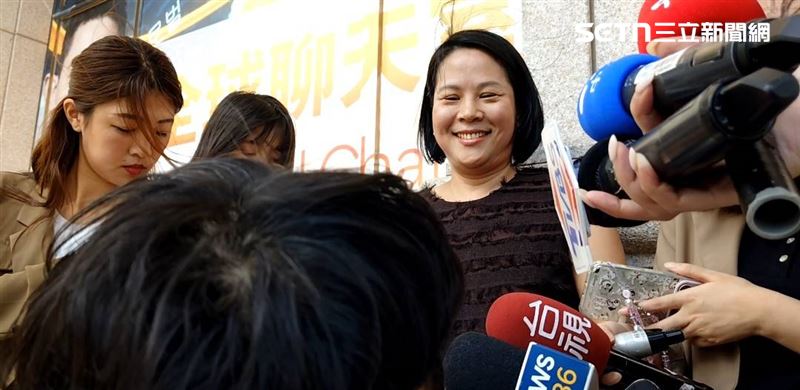 李貞秀受訪談竹北選情。（圖／記者林瑞恩攝影）