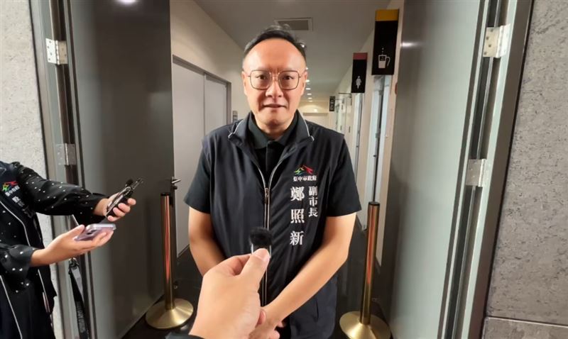 台中市副市長鄭照新今日指出,總統府副秘書長何志偉昨(27)日受訪時也承認確實是棄單,強調盧市長說棄單沒有錯。(圖/翻攝畫面)