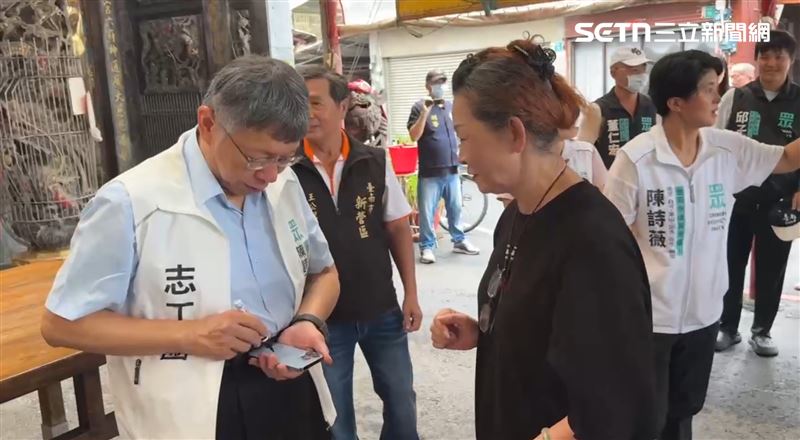被封「第0代柯黑」!沈伯洋拋向歷任市長請益,柯文哲:下週才有空。(圖/記者林正和攝影)