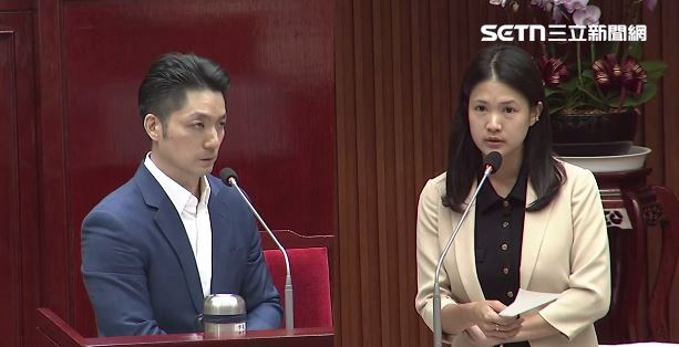 林亮君質詢蔣萬安。(圖/翻攝畫面)