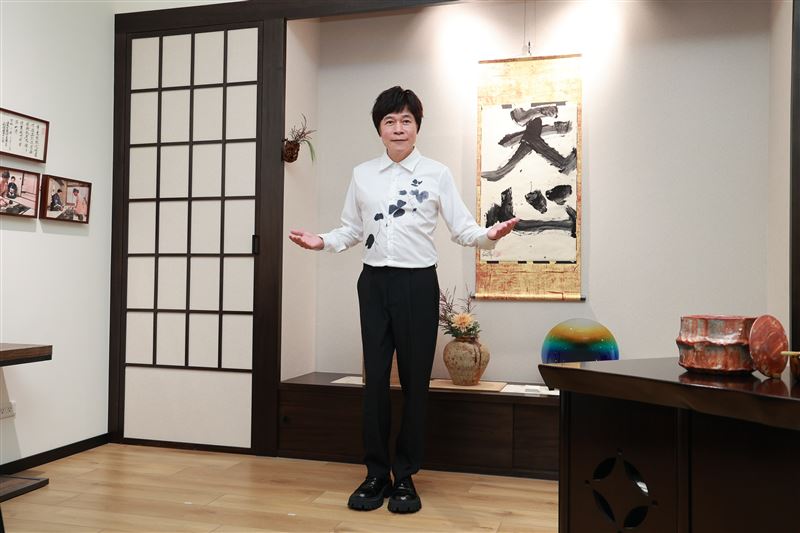 洪榮宏暴瘦露臉。(圖/記者蔡維歆攝影)