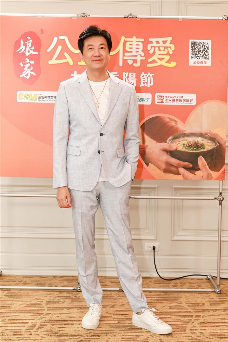 吳皓昇長期投入公益行動,今年再次響應「九九重陽.娘家公益傳愛」,呼籲大家在能力所及的範圍內,一起把愛送給需要的人。(圖/民視提供)