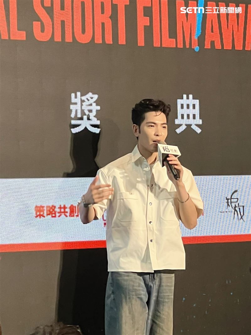 蕭敬騰出席活動。(圖/記者鄭尹翔攝影)
