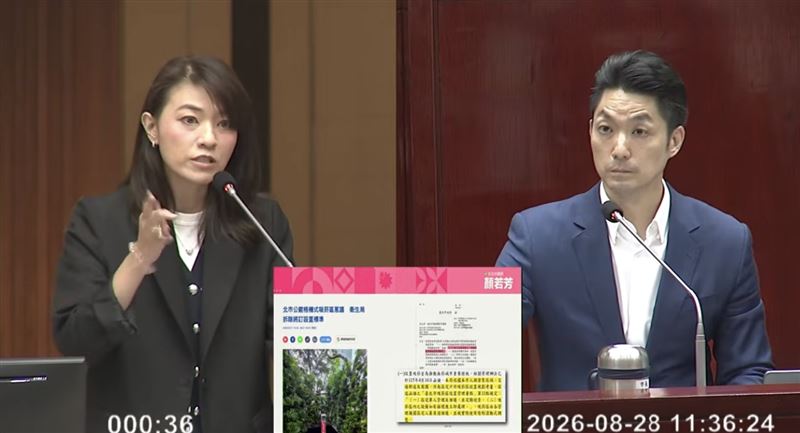 顏若芳痛批蔣萬安,傲慢執政200萬公帑打水漂(圖/翻攝畫面)