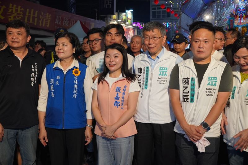張嘉郡、柯文哲虎尾合體,柯文哲肯定張嘉郡深耕基層:未來是好縣長