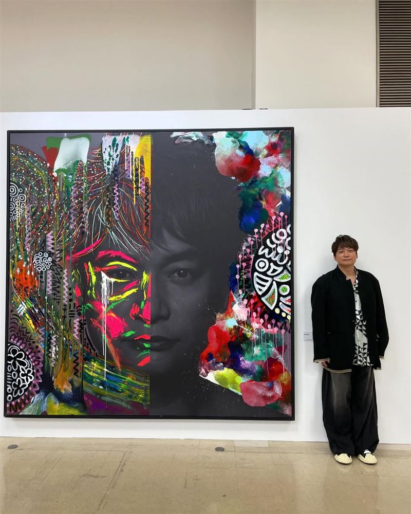 香取慎吾近年來潛心於藝術領域創作。(圖/翻攝自IG @katorishingo_official)