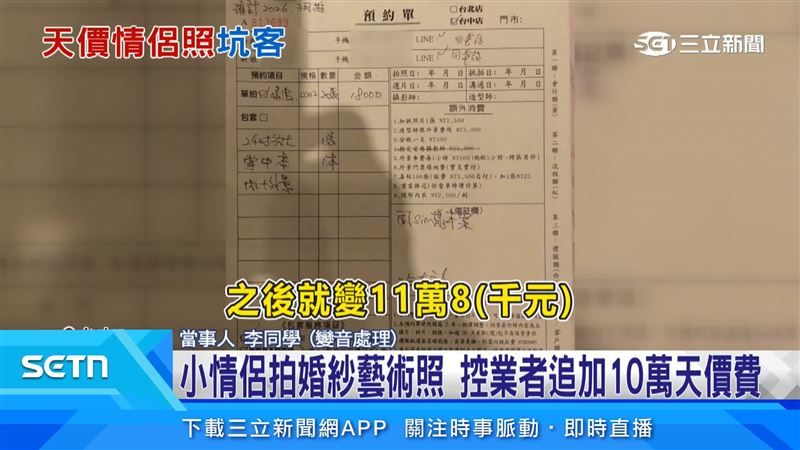 婚紗契約疑涉未成年消費!媽媽拒認帳單,業者稱服務已完成不退款