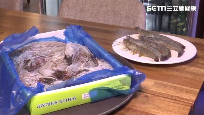 蝦子冷凍解凍後蝦紅素釋放就會導致蝦頭變紅