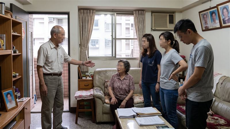 男子將名下的房屋借給弟弟跟子女居住,46年後弟弟過世,只剩下弟媳住在該處,屋主想收回房屋未果,爆發房產糾紛。(示意圖/AI製圖)