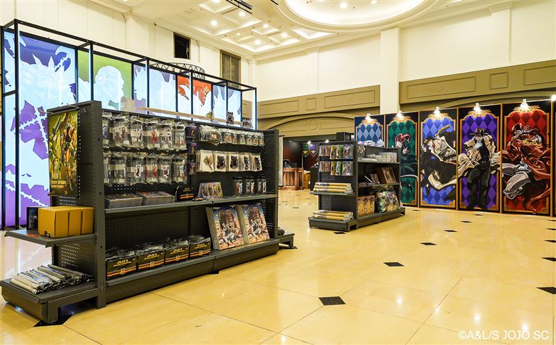 《JOJO的奇妙冒險 星塵遠征軍》快閃店台中中友熱血登場。(圖/主辦單位提供)