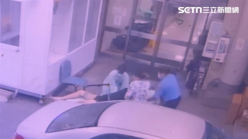 南投竹山發生丟包命案,一名男子全身傷痕累累被送往醫院掛急診,經搶救不治。(圖/翻攝畫面)