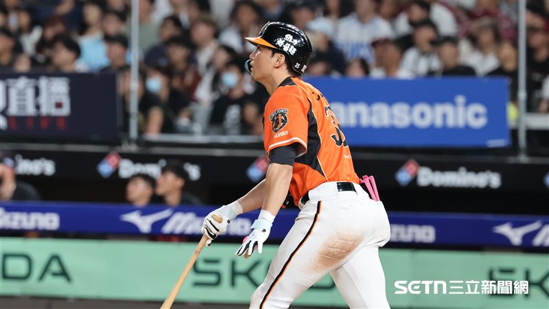 中職37年例行賽,統一獅三壘手潘傑楷。(圖/記者劉彥池攝影)