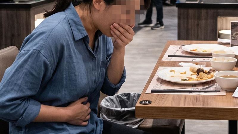 吃高檔餐廳「吐到像彩虹特效」店家回應了