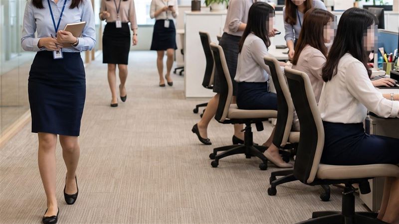 女主管上班穿裙子「沒穿內褲」原因超驚人