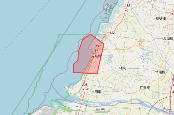 氣象署針對彰化縣發布災防告警訊息。(圖/翻攝自中央氣象署)