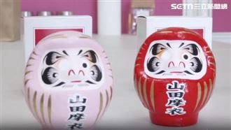 獨／競選小物出奇招　訂製達摩邀祈福應援