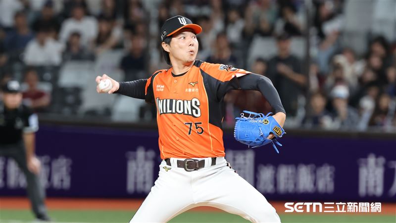 統一獅第2任投手郭俊麟。(圖/記者劉彥池攝影)