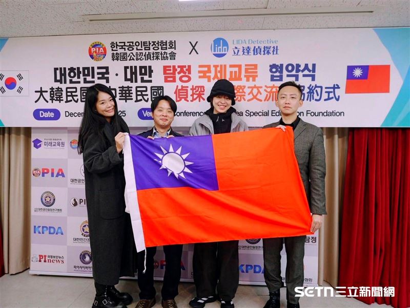 謝智博本身非常愛台灣，他透露，積極跨海與各國偵探組織交流、建立合作關係，除了希望讓台灣的偵探產業與國際接軌，也帶著一份私心，就是希望透過自己一次次走出去，讓更多海外同業認識台灣、看見台灣，「我希望有一天，世界各地談到偵探產業時，也會知道台灣有我們。」對他而言，這些跨國合作不只是工作上的資源交換，更是希望替台灣在國際偵探圈裡，多建立一個被看見的位置。（圖／謝智博提供）