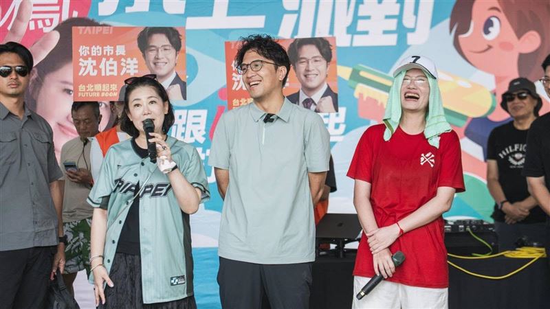 水槍狂射！沈柏洋遭封口來不及酸蔣萬安