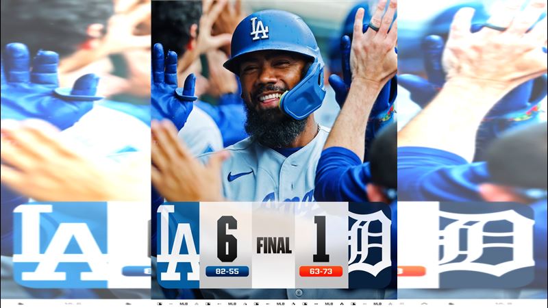 道奇以6:1打敗老虎。(圖/翻攝自X平台 @MLB)