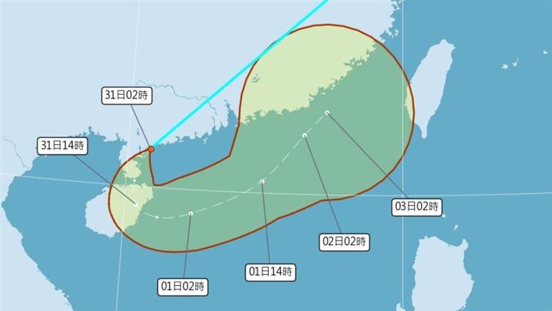 開學日連4天雨最猛 沙德爾颱風最快明復活