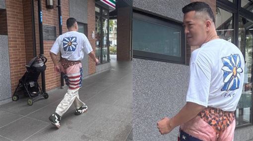 直擊草爺瘦身20公斤　性感內褲街頭擺拍