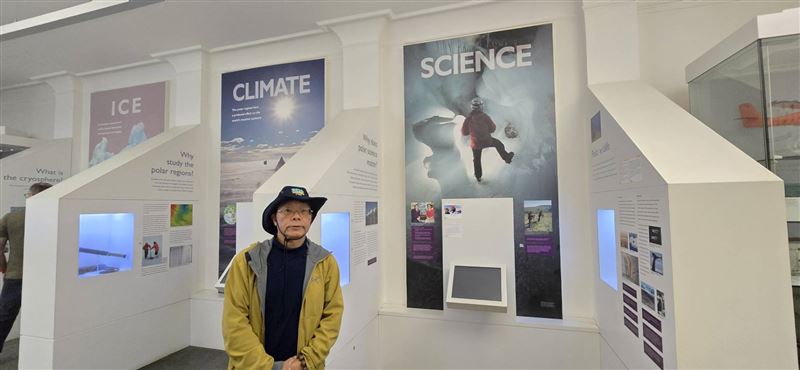 「末日洪流」震撼全球!台灣教授方偉達受邀參加在英國舉辦的『世界氣候變化會議』,在國際發聲警告:氣候災難已跨新臨界點。(圖/方偉達教授提供)