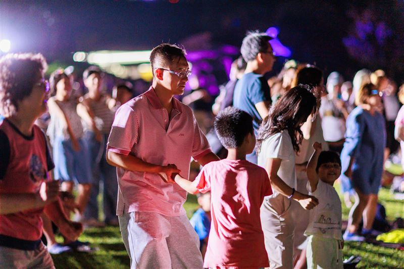 2026福爾摩沙北海岸藝術季,夜間活動,民眾共襄盛舉。(圖/北觀處提供)