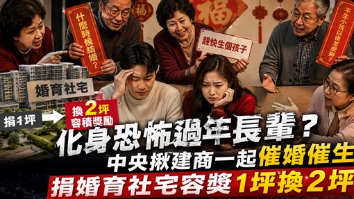 化身過年長輩　中央揪建商一起催婚催生！