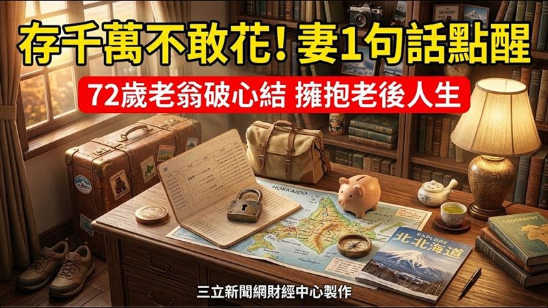 千萬資產卻不敢花　老翁被妻一句話點醒