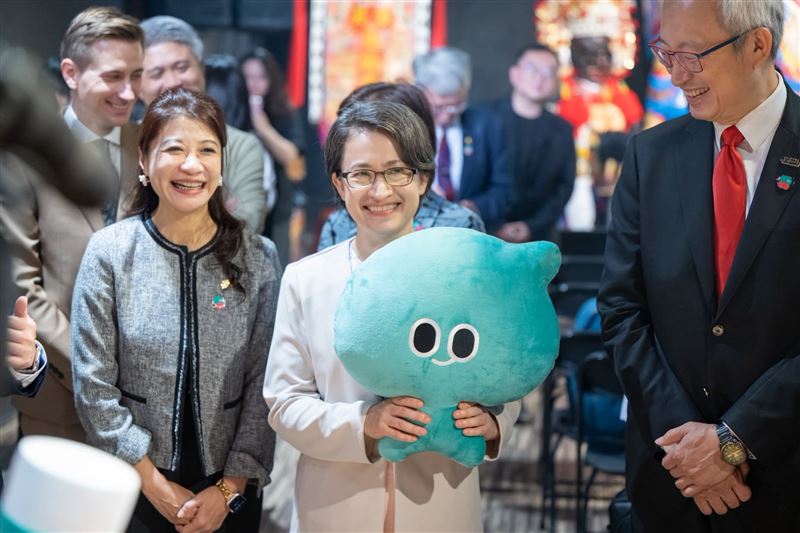 副總統蕭美琴今(31)日出席Taiwan Day宣傳記者會。(圖/翻攝蕭美琴臉書)