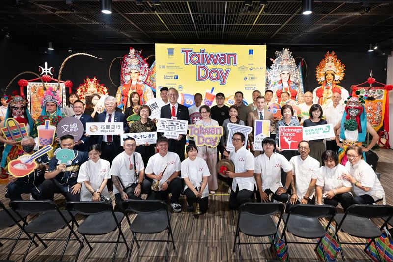 副總統蕭美琴今(31)日出席Taiwan Day宣傳記者會。(圖/翻攝蕭美琴臉書)