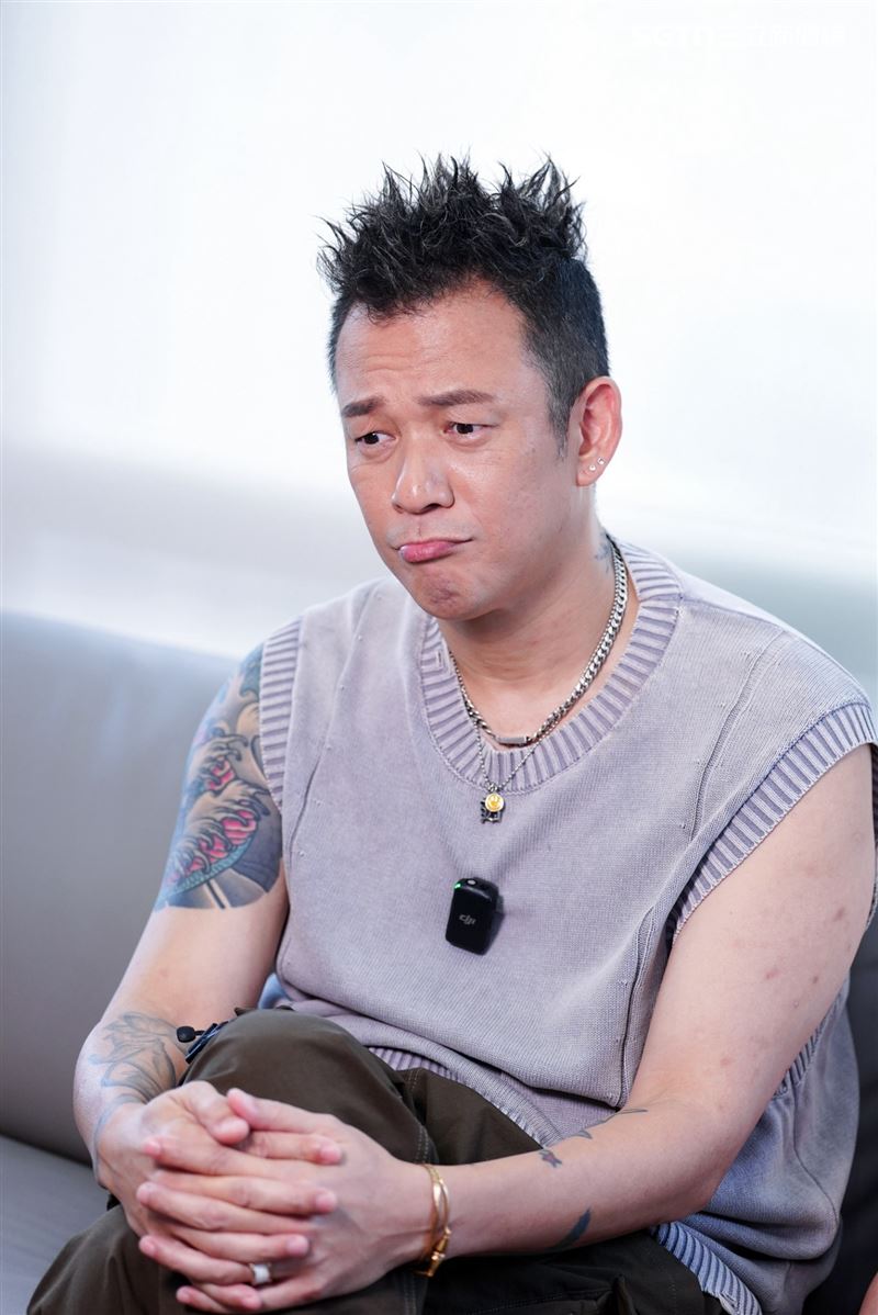 白吉勝(阿BEN)表示,和王識賢一起拍打戲其實很有安全感。(圖/記者田俊彥攝影)