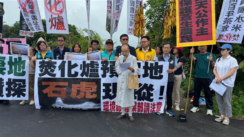 名間焚化爐預定地有石虎　自救會協尋她