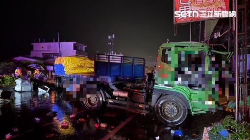 新／台1線拖板車撞分隔島！害全村大停電