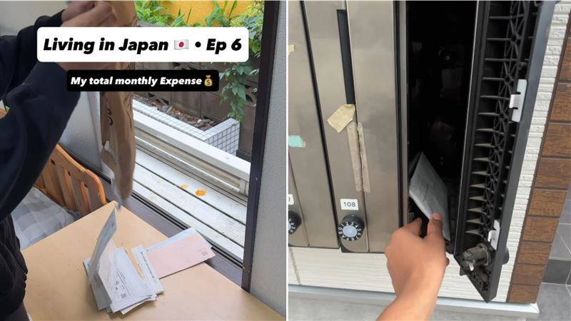 印度男子分享,到日本住後就面臨大量帳單要繳。(圖/翻攝自IG)