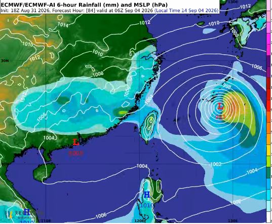 台灣未來一週天氣仍不穩定。（圖／翻攝自天氣風險）