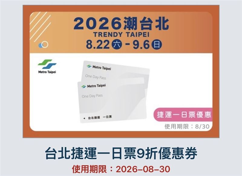 潮臺北「捷運那卡西」唱進北捷車廂!搭配捷運一日票優惠,一路暢玩臺北。(圖/臺北市政府提供)