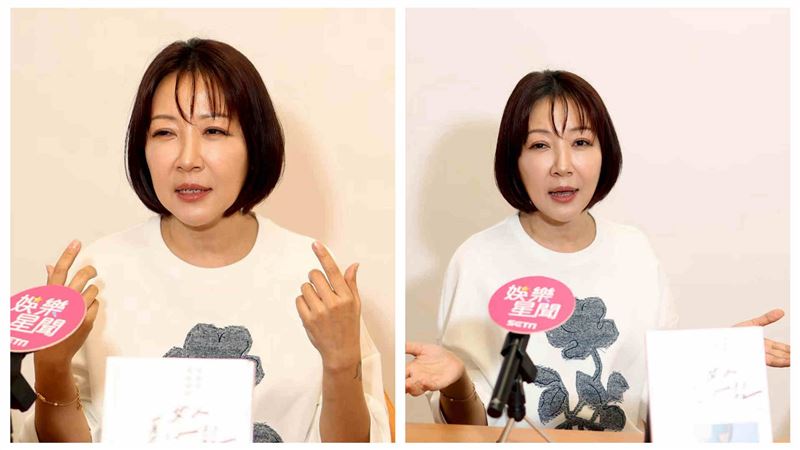 余皓然在結婚30年之際推出第一本書。(圖/記者鄭孟晃攝影)