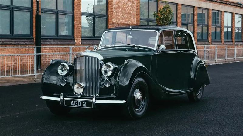 1946年於Crewe工廠生產的賓利Mark VI。(圖/翻攝Bentley網站)