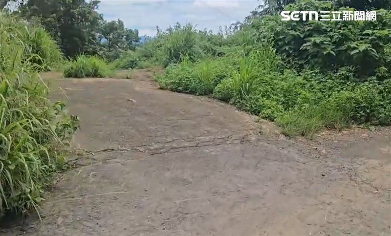 奄奄一息、身負重傷的王姓男子被丟包在產業道路旁。（圖／翻攝畫面）