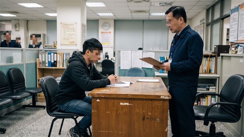 南投許姓役齡男子5年前出境留學,無視鄉公所二度催告返國接受徵兵處理通知,仍未按期返國,於指定體檢日到場接受徵兵檢查,被依法送辦並通緝。(示意圖/AI製圖)