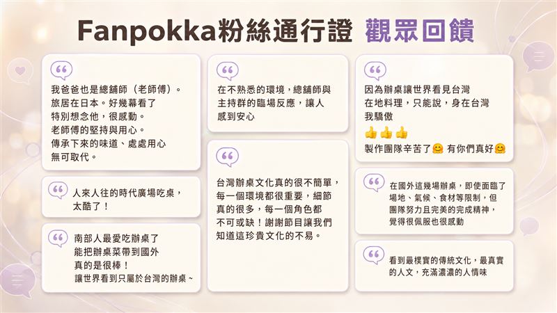 Fanpokka粉絲通行證 觀眾回饋資訊(圖/創造智能)