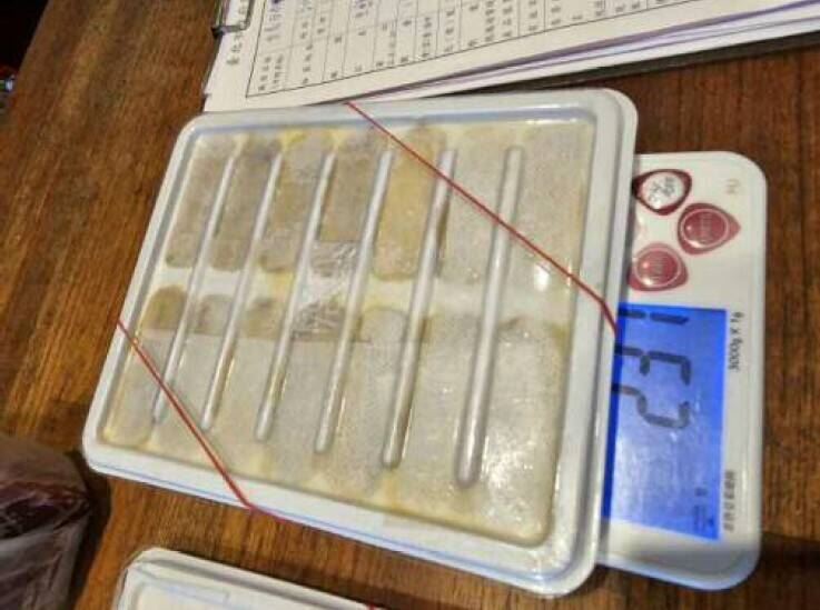 金泰日本料理內湖店生鮮海膽檢出鎘超標。(台北市衛生局提供)