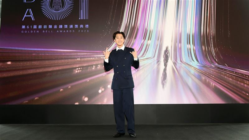 陳漢典接下金鐘典禮主持人。(圖/三立提供)