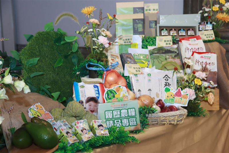專區集結多樣具產銷履歷的優質國產農產品。（圖／農糧署提供）