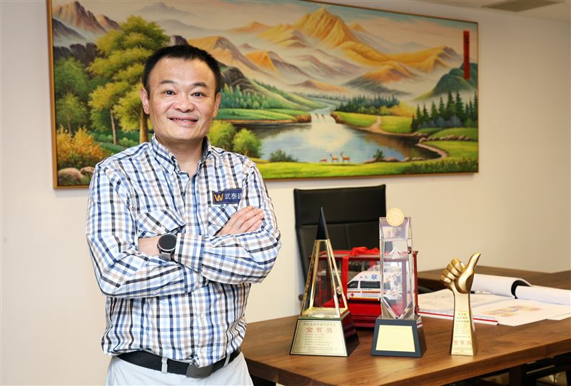 武泰建設董事長李振吉堅持建築品質,要為住戶打造出安心住宅!