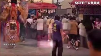 獨／桃園宮廟「鞭炮炸腳」驅趕遊客引眾怒