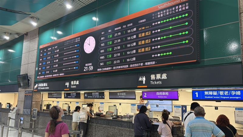 新／高鐵台北站異常！全線延誤旅客喊苦