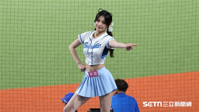 Fubon Angels mini培訓學員芋妮。(圖/記者劉彥池攝影)